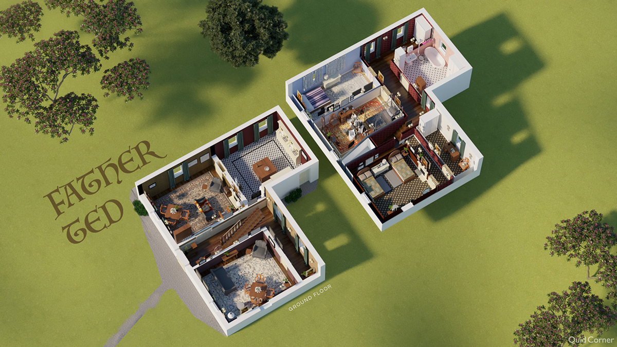 Father Ted Floor Plan