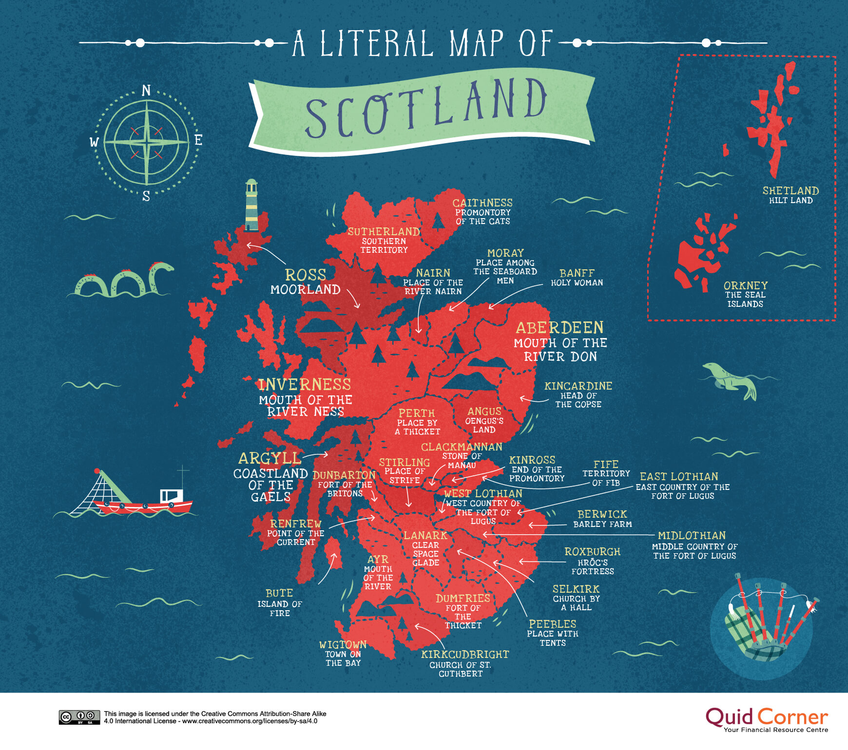 Map of Scotland