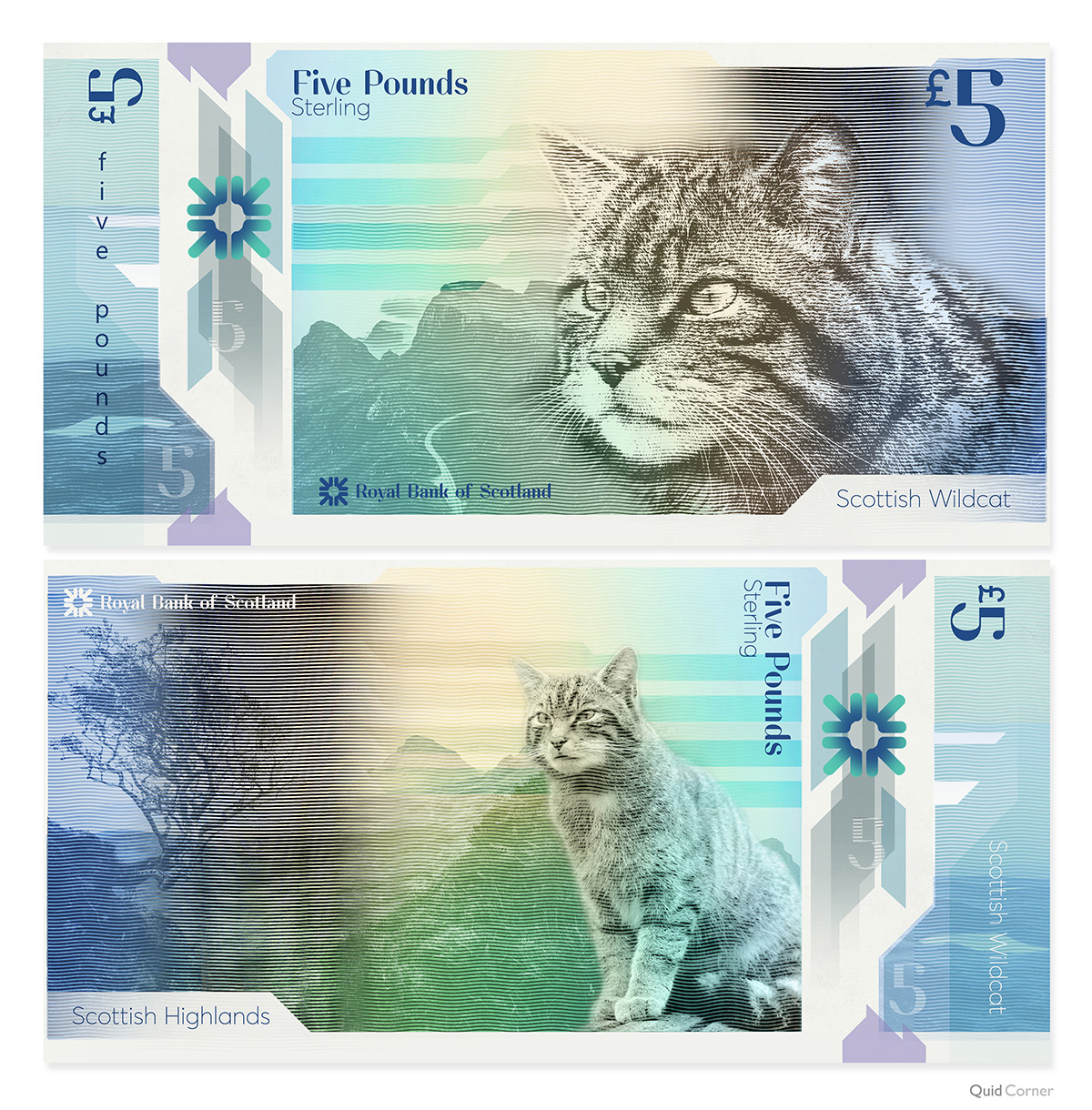 Scottish Wildcat £5 Note