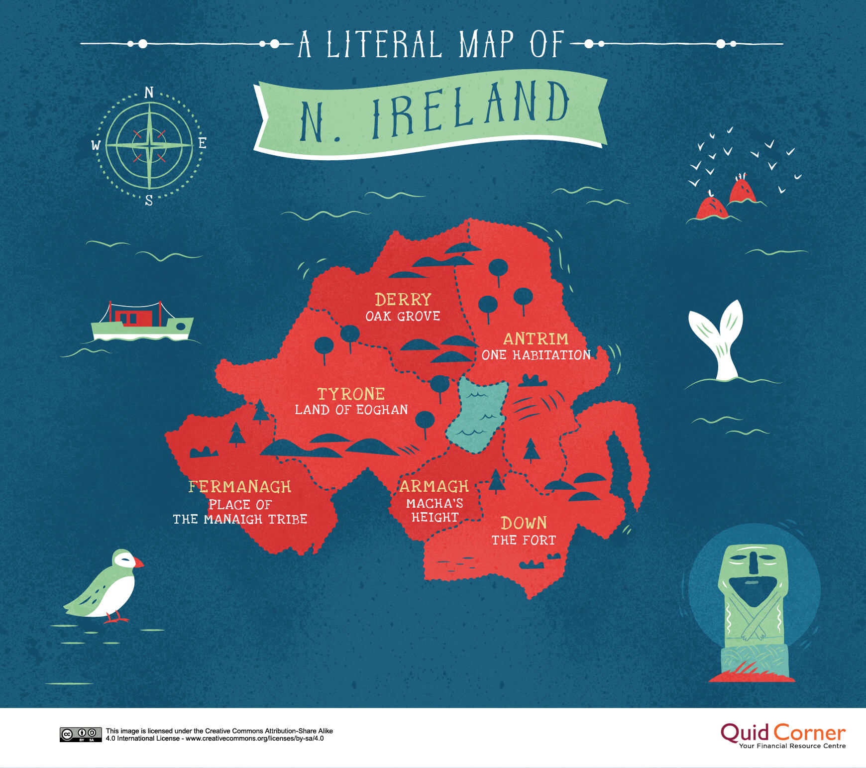 Map of Northern Ireland