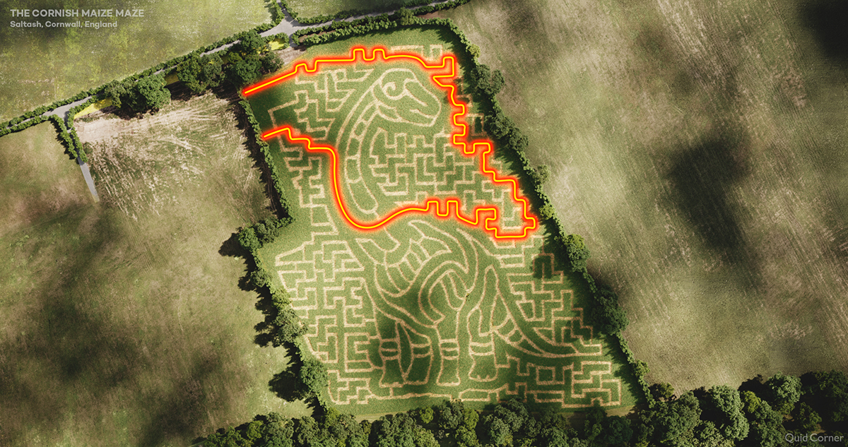 The Cornish Maize Maze Solved
