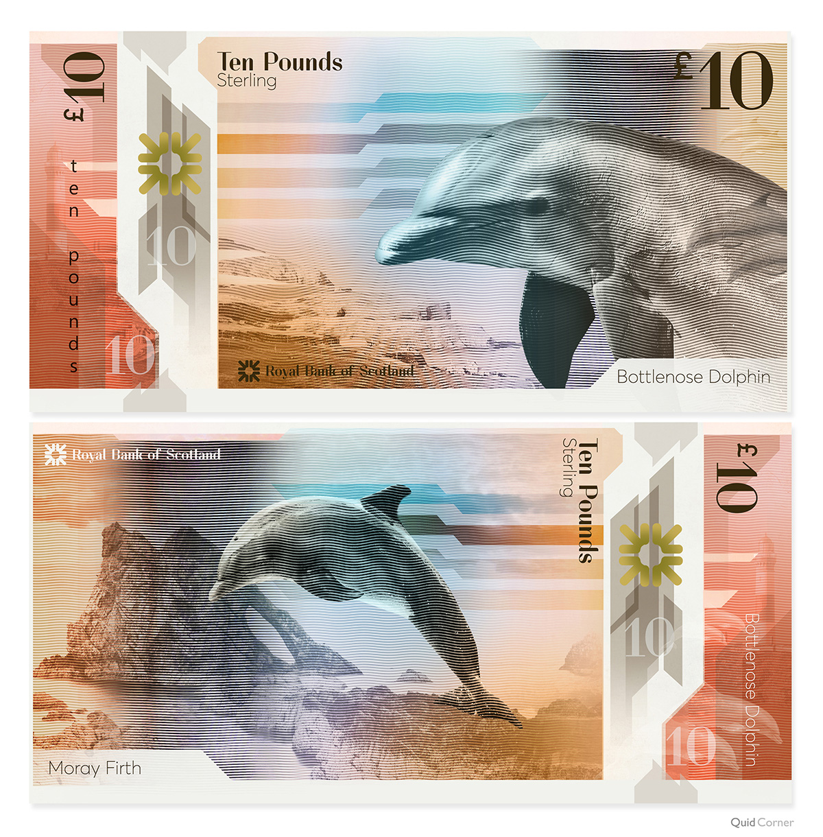 Bottlenose Dolphin £10 Note
